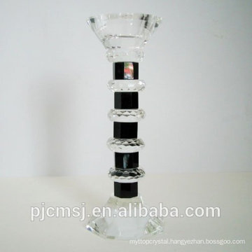 Fashion designed crystal candle holder for home and wedding decoration